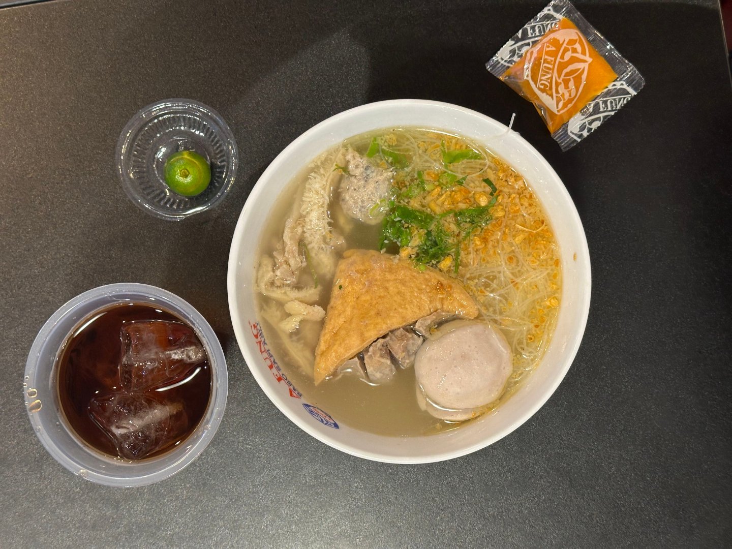 A Fung Baso Sapi Asli Baso Bihun
