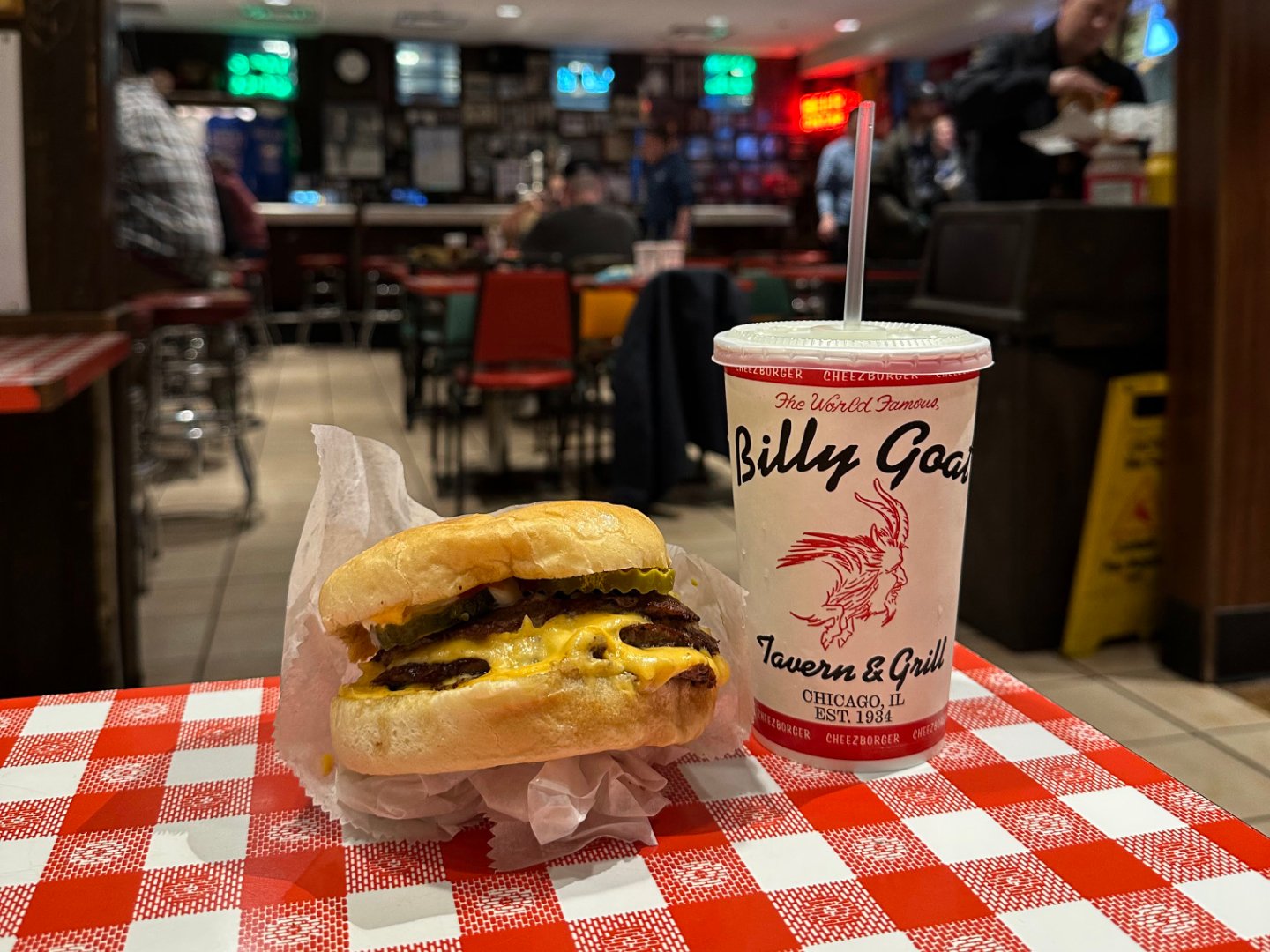 Billy Goat Tavern Triple Cheezborger
